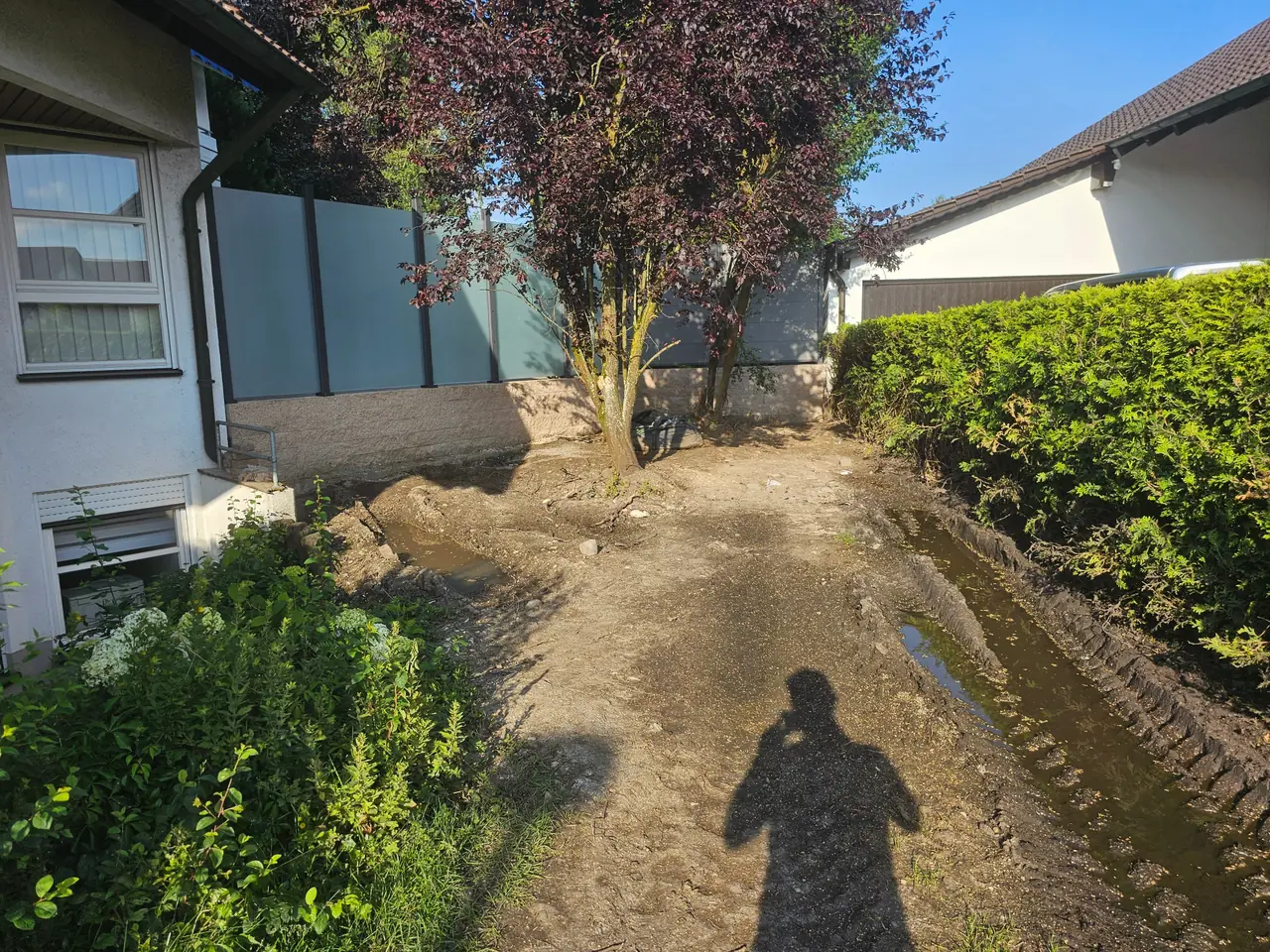 Umgestalteter Garten in Dellmensingen