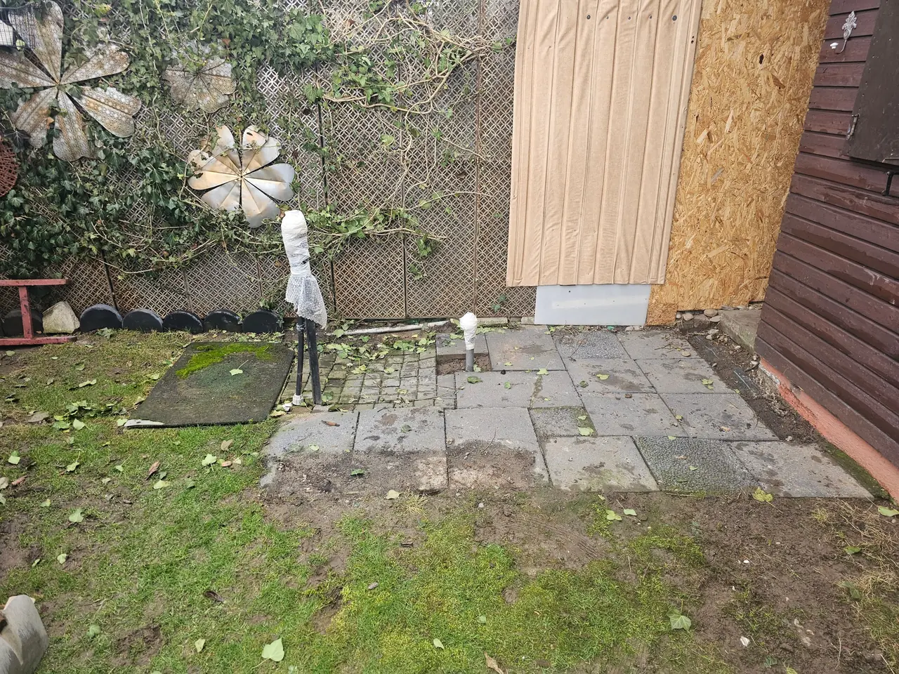 Pflasterfläche der Außenanlage in Neu-Ulm